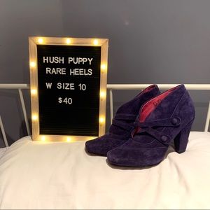 Rare Hush Puppy Bootie Heels